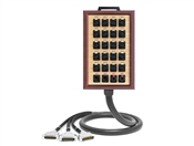 24-Channel Wooden Studio Wall Box / Stage Box to Triple DB25 | Made from Mogami 2936 | Premium Finish