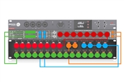 Break-In Panel for Antelope Audio Orion Studio Microphone Inputs, Inserts, Monitor & Line Outputs | Made from Mogami Snake & Neutrik Gold Connectors