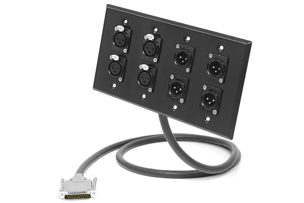 8-Channel Studio Wall Panel / Wall Plate | Made from Grimm TPR8 & Neutrik Gold Connectors | Premium Finish
