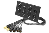 8-Channel Studio Wall Panel / Wall Plate | Made from Grimm TPR8 & Neutrik Gold Connectors | Premium Finish