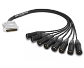 Digital DB25 to XLR-Male Snake Cable for Apogee AD16x (Yamaha Pinout) | Made from Grimm TPR 8 & Neutrik Gold Connectors | Premium Finish