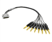 Analog DB25 to 1/4" TRS Snake Cable | Made from Grimm TPR 8 & Neutrik Gold Connectors | Standard Finish