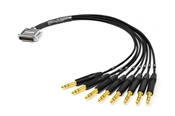 Analog DB25 to 1/4" TRS Snake Cable | Made from Rapco Horizon SN8-IJIS & Neutrik Gold Connectors | Premium Finish