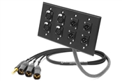 Rush Order 8-Channel Studio Wall Panel / Wall Plate | Made from Mogami 2932 & Neutrik Gold Connectors | Premium Finish