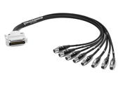 Analog DB25 to Mini XLR-Female Snake Cable | Made from Mogami 2932 & Neutrik Rean Connectors | Premium Finish