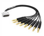 Analog DB25 to 1/4" TRS Snake Cable | Made from Mogami 2932 & Neutrik Gold Connectors | Premium Finish