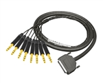 Analog DB25 to 1/4" TRS Snake Cable | Made from Mogami 2932 & Neutrik Gold Connectors | Standard Finish