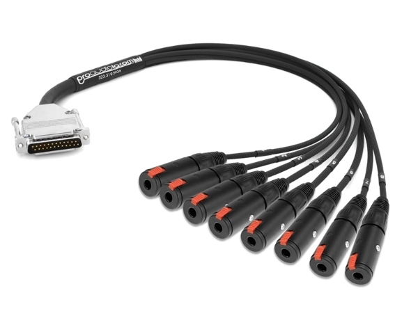 Custom Analog DB25 Cables – High-Quality Multi-Channel Audio | Pro