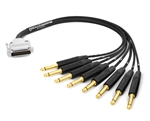 Analog Mogami DB25 to 1/4" TS Snake Cable | Made from Mogami 2932 & Neutrik Gold Connectors | Premium Finish