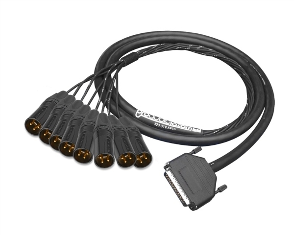 Custom Analog DB25 Cables – High-Quality Multi-Channel Audio | Pro