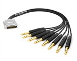 Analog DB25 to 1/4" TRS Snake Cable | Made from Mogami 3162 Digitally-Rated Snake & Neutrik Gold Connectors | Premium Finish