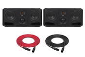 Adam Professional Audio S3H | Active Three-Way 2x7" Midfield Studio Monitor (Horizontal, Pair)