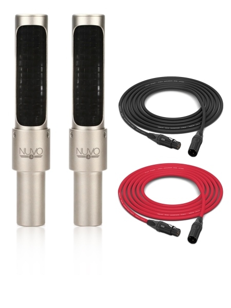 AEA Ribbon Mics Nuvo N22 Stereo Mic Kit | Phantom Powered Ribbon Microphone (Stereo Pair)