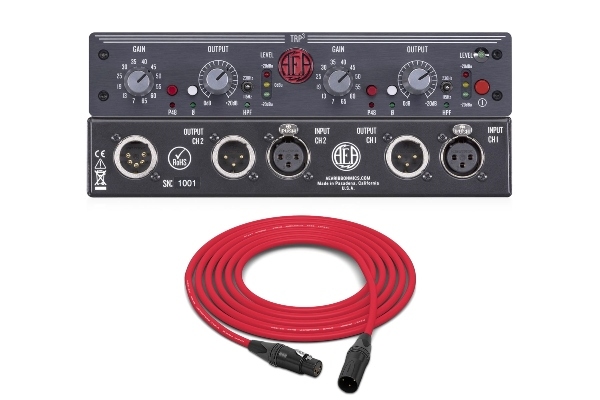 AEA Ribbon Mics TRP3 | Two-Channel Half-Rack Microphone Preamp