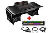API 1608-II | 16 Channel Console (Unloaded + Automation) with Sterling Modular Desk and Patchbay & Cabling Package