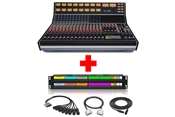 API 1608-II | 16 Channel Console (Unloaded + Automation) with Patchbay & Cabling Package