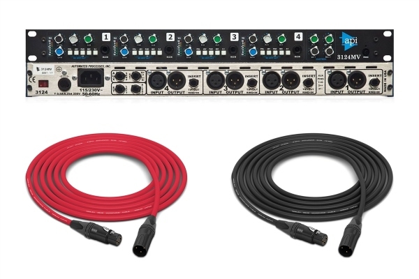 API Audio 3124MV | 4-Channel Microphone Preamp