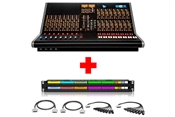 API The Box 2 | 24 Channel Recording / Mixing Console with Patchbay & Cabling Package
