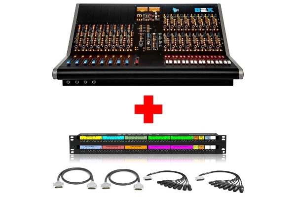 API The Box 2 | 24 Channel Recording / Mixing Console with Patchbay & Cabling Package