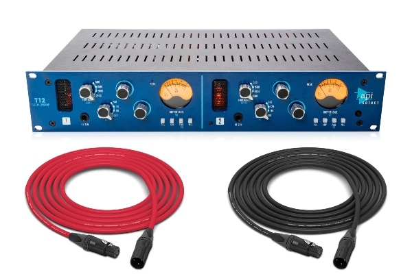 API Select T12 | 2-Channel Tube Microphone Preamp