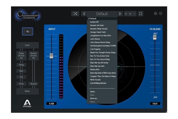 Apogee Clearmountain's Domain | Plug-in (Mac Only)