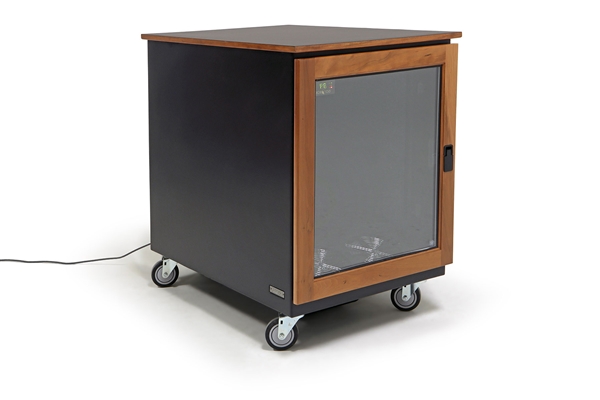 Argosy IsoBox PRO12 | 12RU Sound Isolation Cabinet (Cherry Trim - Left Hand Door Swing)