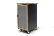 Argosy IsoBox PRO24 | 24RU Sound Isolation Cabinet (Natural Oak - Right Hand Door Swing)
