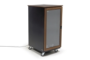 Argosy IsoBox PRO24 | 24RU Sound Isolation Cabinet (Walnut Trim - Left Hand Door Swing)