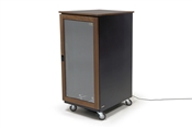 Argosy IsoBox PRO24 | 24RU Sound Isolation Cabinet (Walnut Trim - Right Hand Door Swing)