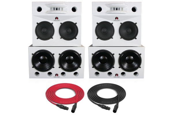 Augspurger Classic 215-H Sub218-SXE3/3500 | 3-way Active DSP Monitors | Pair