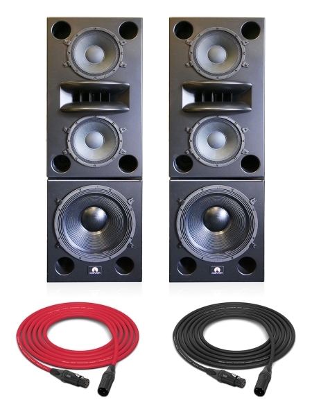 Augspurger Duo 12 Sub18 SXE3/3500 | 3-way Active DSP Monitors | Pair