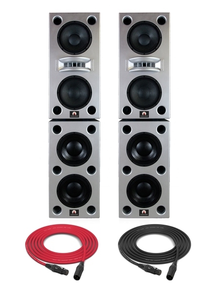 Augspurger Duo 12 Sub212 SXE3/3500 | 3-way Active DSP Monitors | Pair