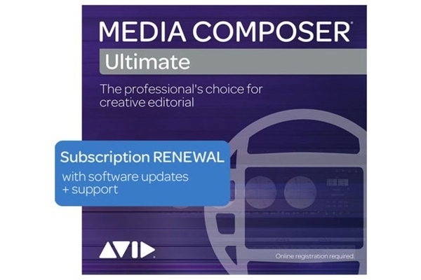 Avid Media Composer | Ultimate 1-Year Subscription Renewal