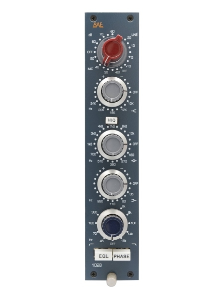 BAE 1028 Module | Single Channel Microphone Preamp + EQ