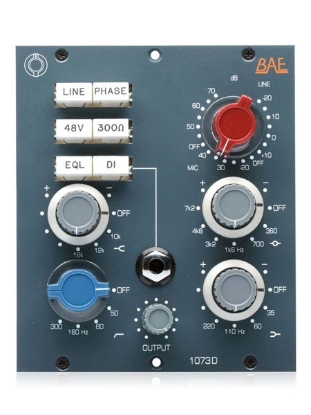 BAE 1073D | 500-Series Microphone Preamp + EQ