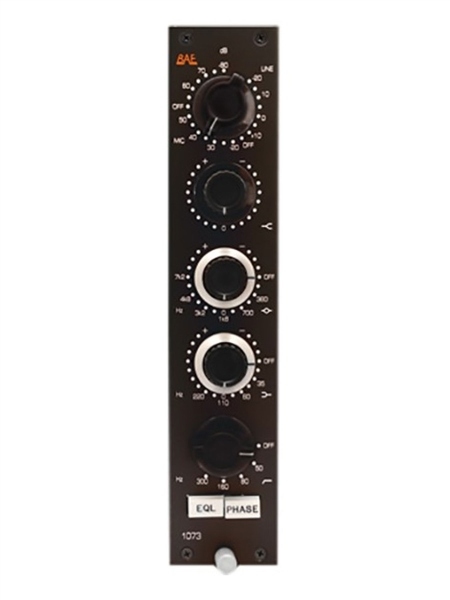 BAE 1073 Module | Single Channel Microphone Preamp + EQ (Black)