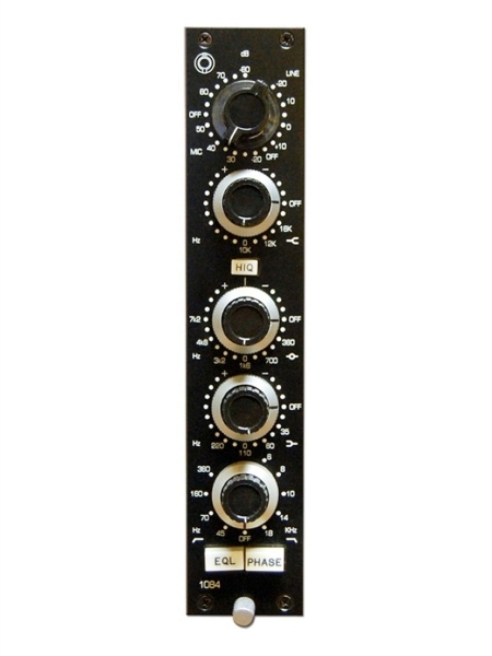 BAE 1084 Module | Single Channel Microphone Preamp + EQ (Black)