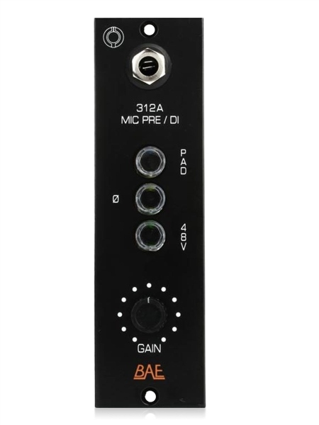 BAE 312A | 500-Series Microphone Preamp + DI