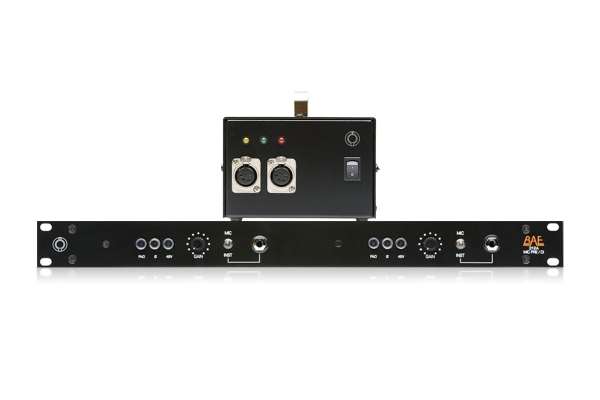 BAE 312A | Dual Channel Microphone Preamp + DI with PSU