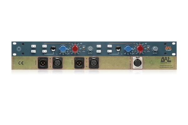 BAE 1073MPF | Dual Channel Microphone Preamp with Filter