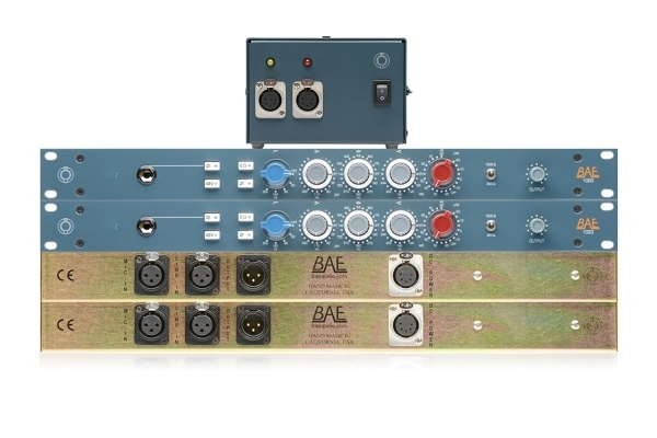 BAE 1023 | 2 Single Channel Microphone Preamps + Equalizer with PSU | Stereo Pair