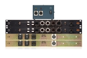 BAE 1073 | 2 Single Channel Microphone Preamps + Equalizer with PSU | Stereo Pair (Black)