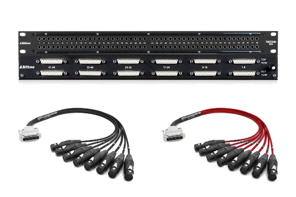 Configure Your Own Bittree ProStudio PS9625i | 2x48 TT Audio Patchbay w/ Custom Mogami & Neutrik Gold Cabling