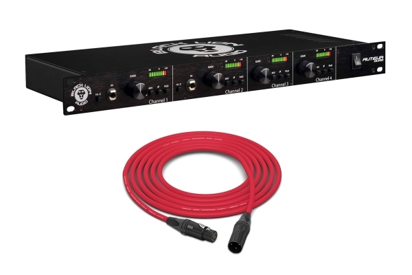 Black Lion Audio Auteur Quad | 4-Channel Microphone Preamp and DI