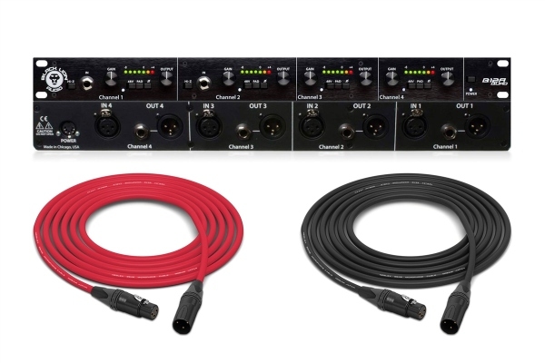 Black Lion Audio B12A Quad | Four-Channel Microphone Preamp / DI