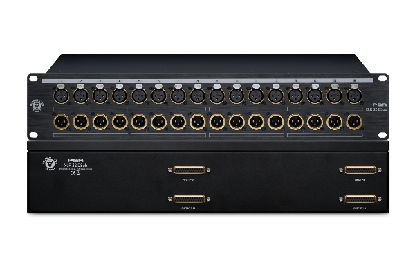 Black Lion Audio PBR XLR 32 DSub | 32-Point Gold-Plated XLR/DB25 Patchbay