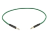Molded Nickel TT Cable | Made from Mogami 2893 Mini-Quad Cable | 1 Foot | Green