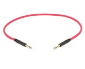 Molded Nickel TT Cable | Made from Mogami 2893 Mini-Quad Cable | 1 Foot | Red