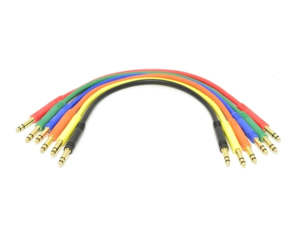 Molded Gold TT Cable 1 Foot | Multicolored