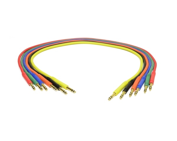 Molded Gold TT Cable 2 Feet | Multicolored